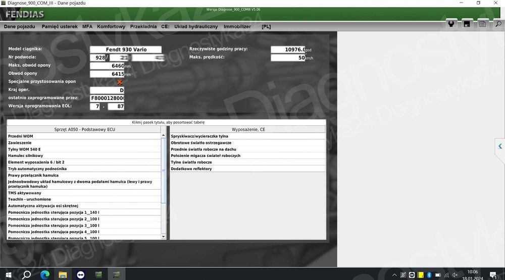 NAJNOWSZY SOFT Fendias  V1.2025 + dongle AGCO CAN 2x4 4x4 Zdalnie