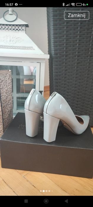 Buty czółenka Saway 39 skóra słupek Zara Kazar Wojas Tatuum Massimo