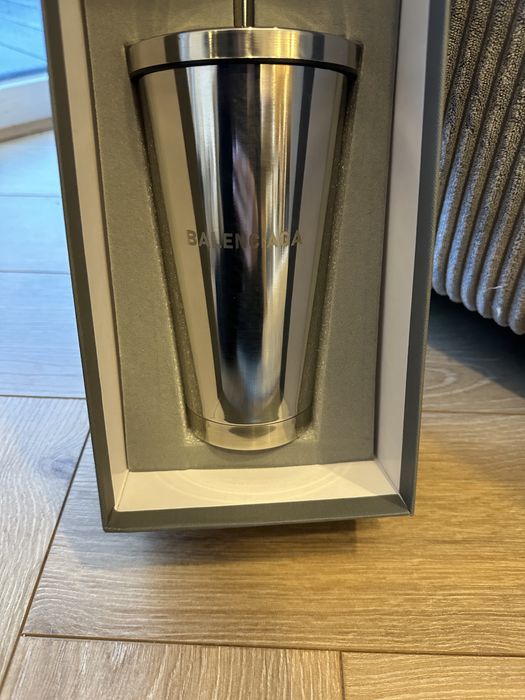 Kubek Balenciaga steel nowy