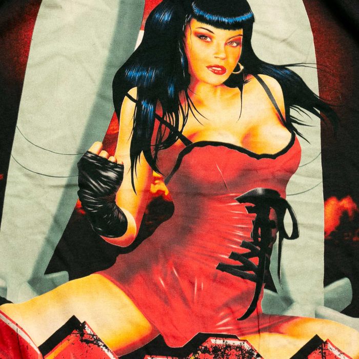 ACDC 2015 women overprint t-shirt M