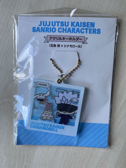 Брелок Jujutsu kaisen Магічна битва х Sanrio з Годжо Сатору