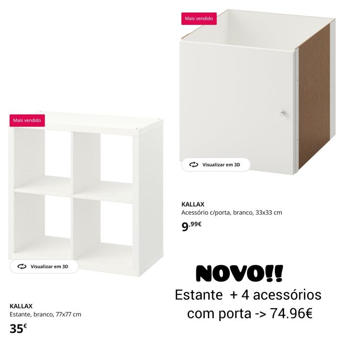 Kallax -  2 Estantes
