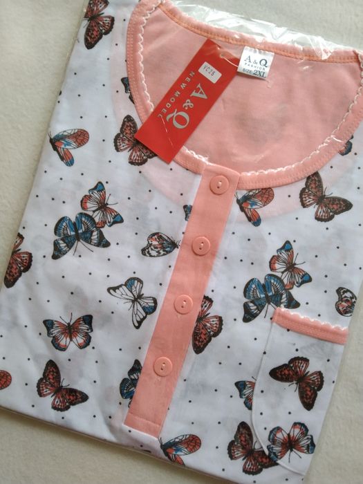 XXL 44 Koszula ciążowa do karmienia odpinana rozpinana piżama damska