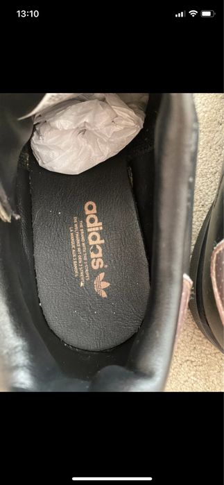 Adidas Stan Smith Preto E Ouro Rosa 38 2/3