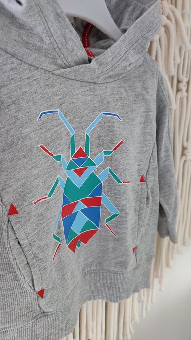 Lief! Bluza typu kangurek roz.74