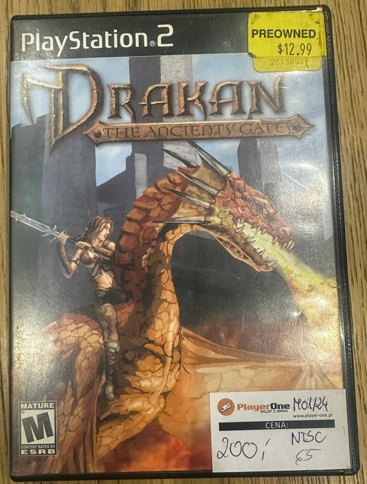 Drakan: The Ancients' Gate – PS2 – NTSC – Unikat