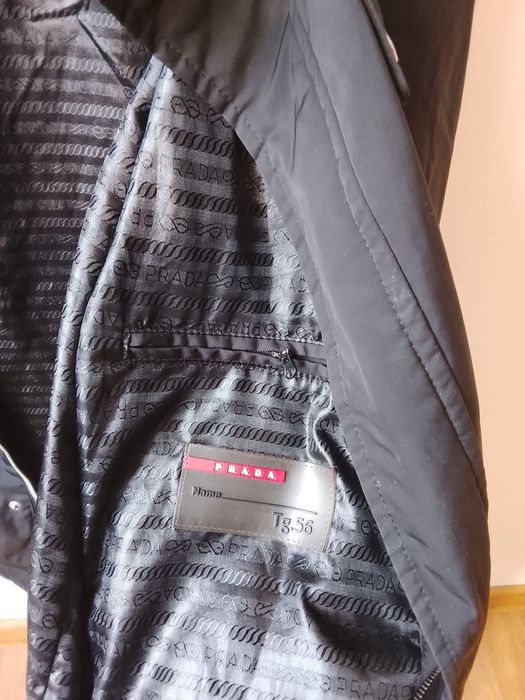 Prada oryginalne lekkie wiosnę nylon kurtki męskie jak nowe