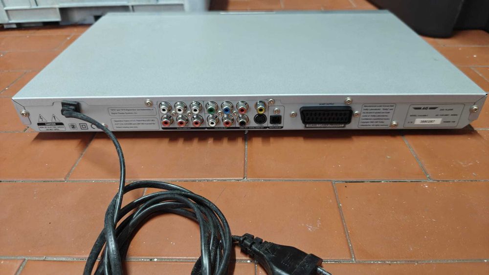 Leitor DVD AG Prateado