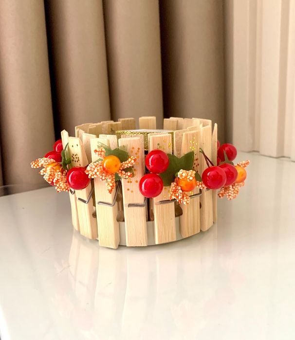 Новорічні оіздвяні свічники колір різний