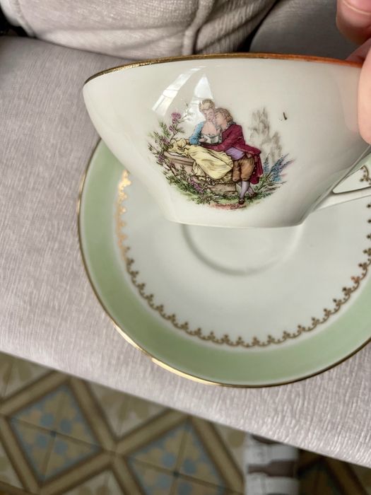 Чашка велетень. Мазагран для лате, Лімож.