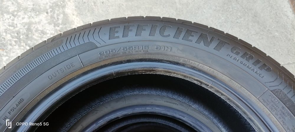 205/55r16 Goodyear EfficientGrip Performance  dot 3125