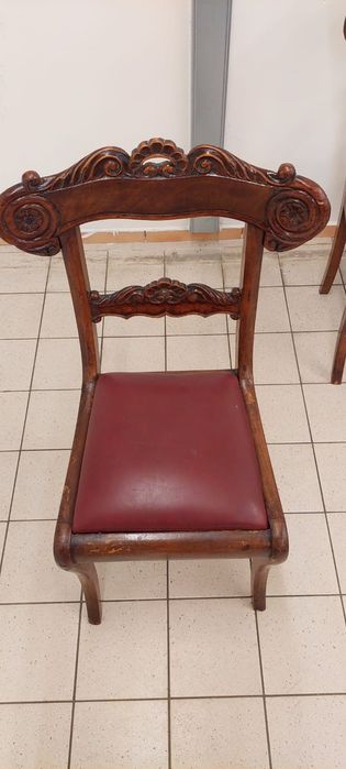 Piękne 6 krzeseł w stylu Biedermeier