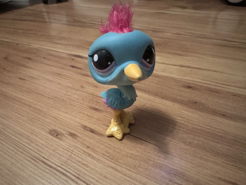 Littlest pet shop czapla z futerkiem