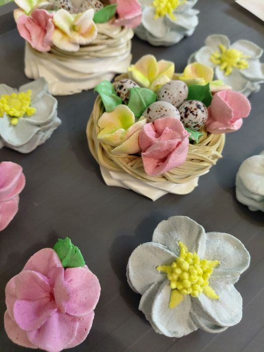 Зефірні квіти. Букети .Пасхальний декор.