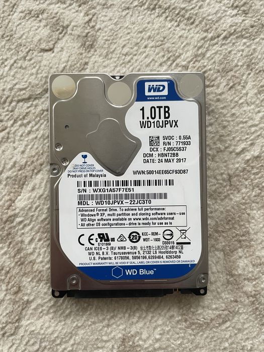 Продам HDD на 1 тб