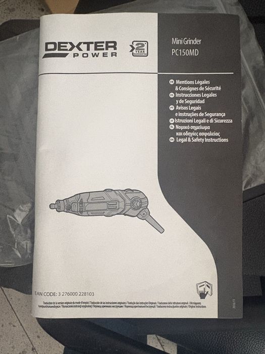 Mini Retificadora Dexter com acessórios – Como nova