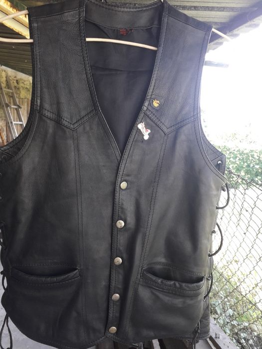 Casaca de couro para motares