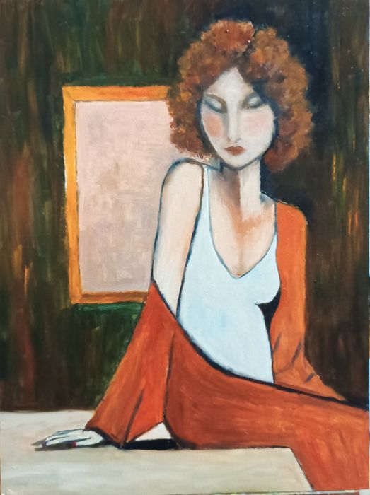 Картина Люсьен масло