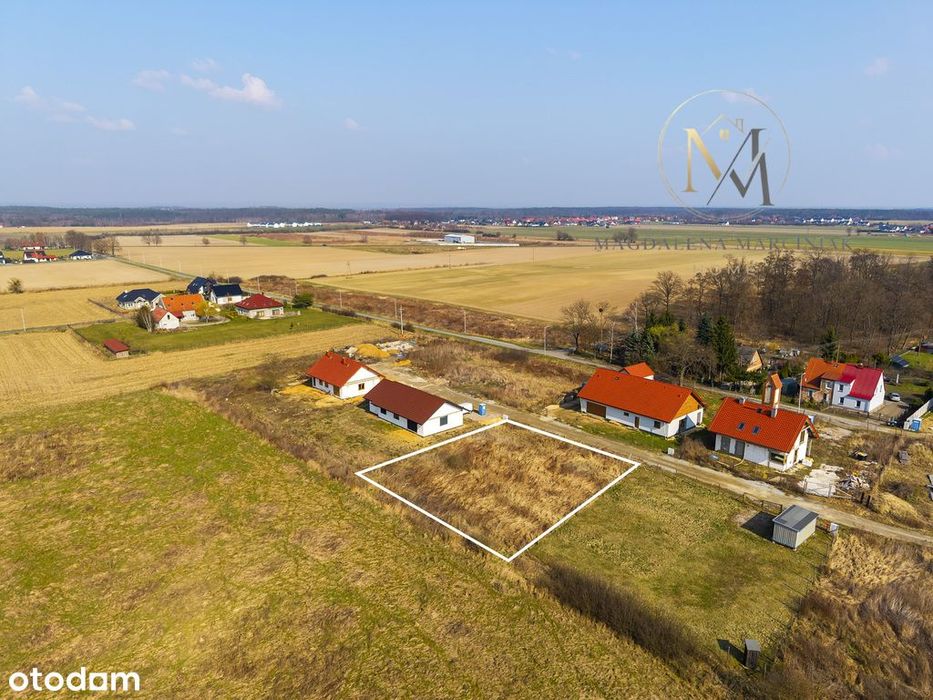 Działka budowlana 1027m2 | Kokorzyce | Media