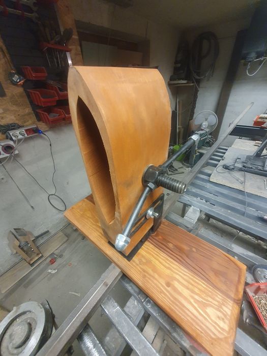 Konik rymarski do skory imadło kaletnicze  pochylany bukowe mocne