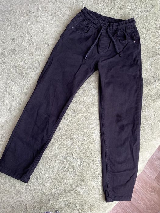 Шкільні брюки, м'який джинс.