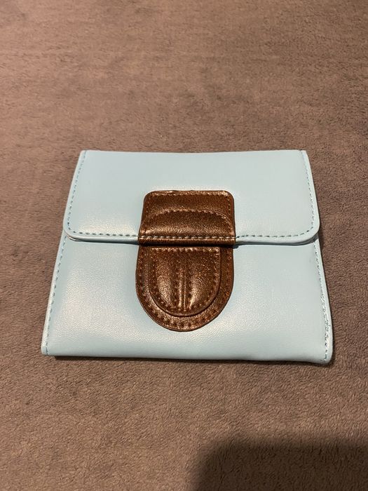 Portfel nowy niebieski