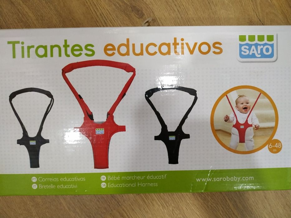 SARO - Arneios de marcha para bebé da De cor vermelha