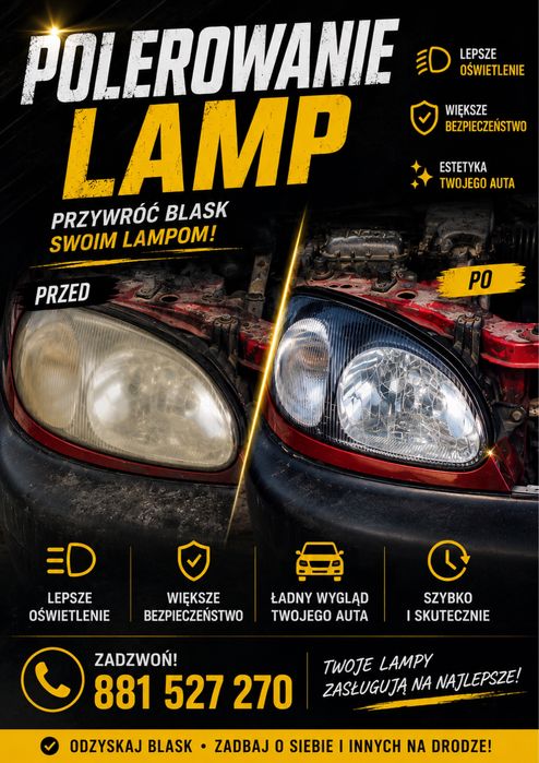 Polerowanie lamp