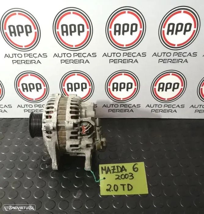 Alternador Mazda 5 / 6 2.0 TD, 136CV, 143 CV de 2008.