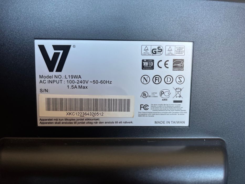 Monitor 19” com som