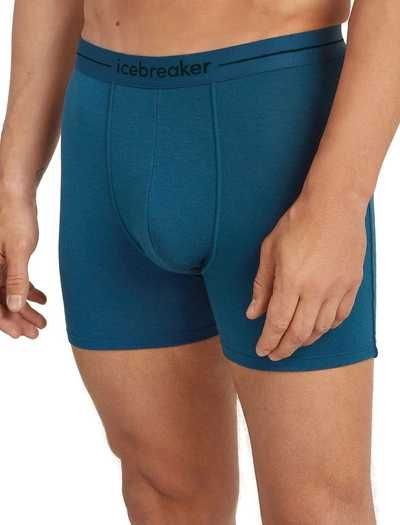 Męskie bokserki merino Icebreaker 150 Anatomica turkus r.XL
