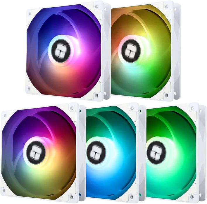 5 sztuk nowe wentylatory PC zestaw ARGB PWM