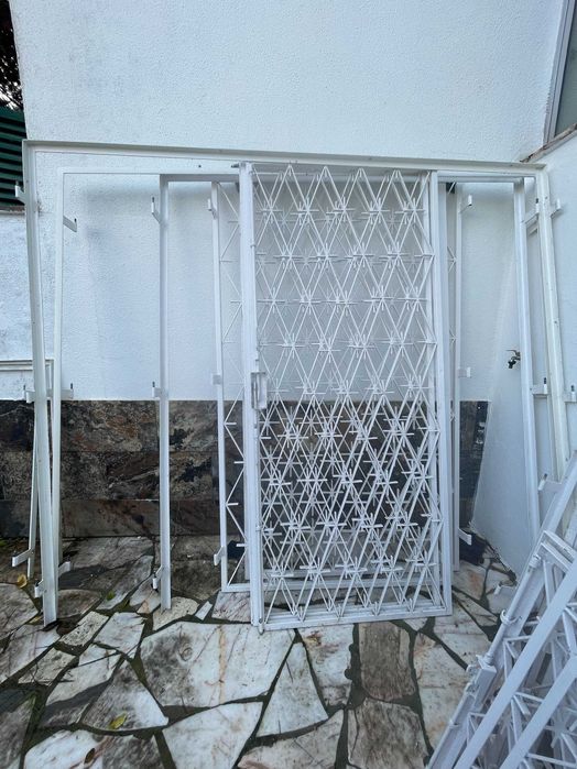 Grades de ferro para proteção de janelas