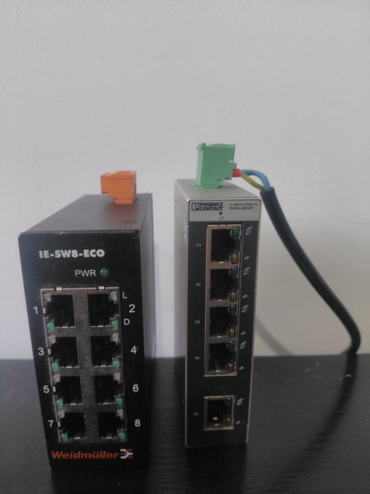 Switchs Industriais Weidmuller e Phoenix Contact