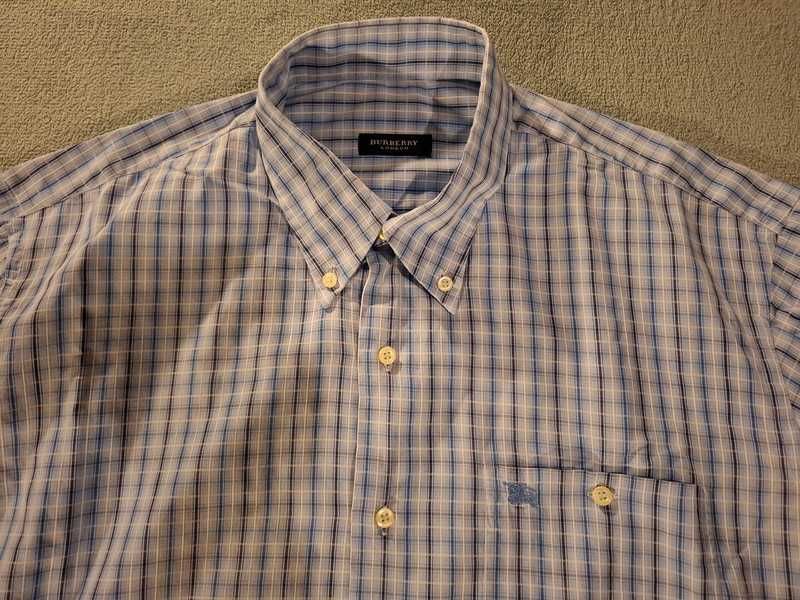 Camisa como nova aos quadrados Burberry 5 / XL - SALDO