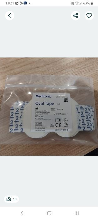 Plastry Guardian Medtronic Oval Tape 40 szt.