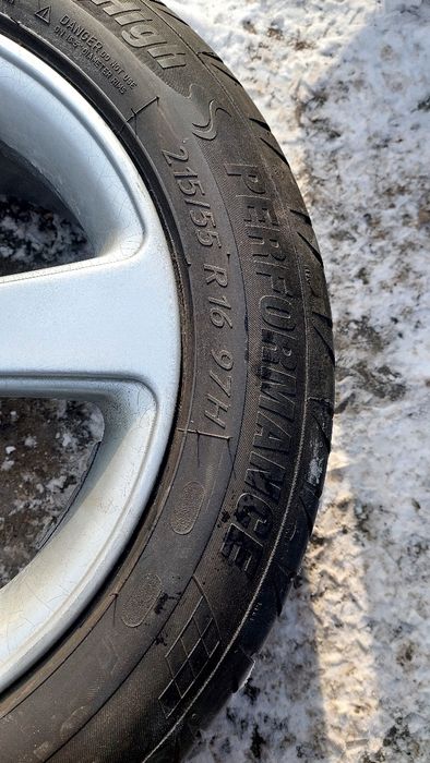 Дискі + резина   5x112 R16  215/55