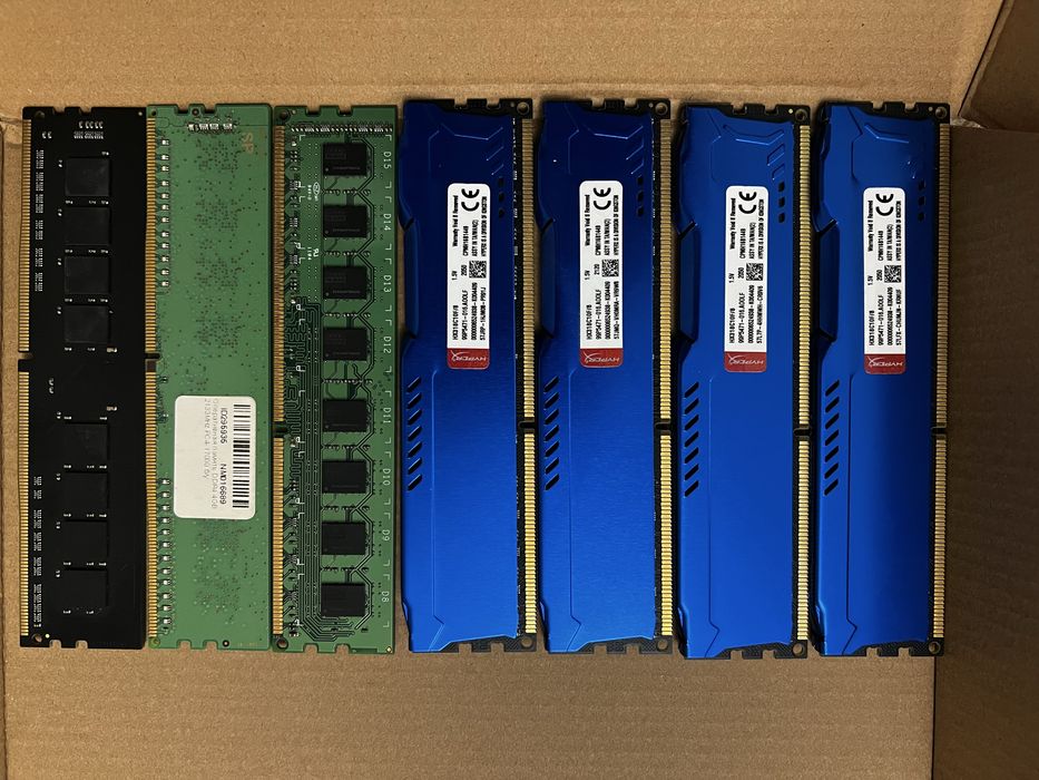 Оперативна памʼять Hyper Fury/ AFOX/Goodram/Samsung