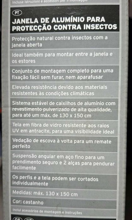 Janela de rede mosquiteira