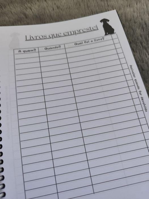 Caderno literário (tema cães)