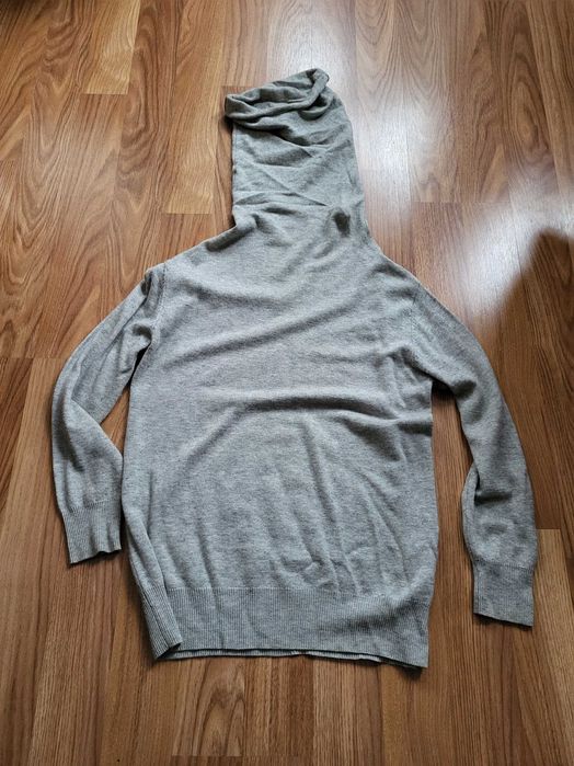 Sweter golf wełna merino i kaszmir 46 48