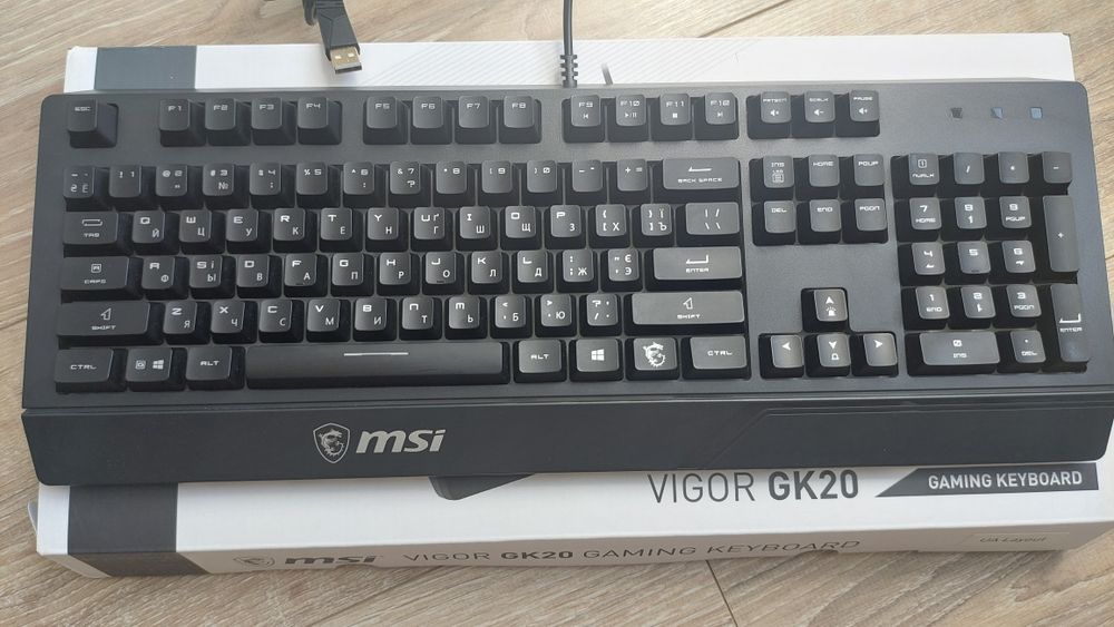Ігрова дротова клавіатура MSI VIGOR GK20