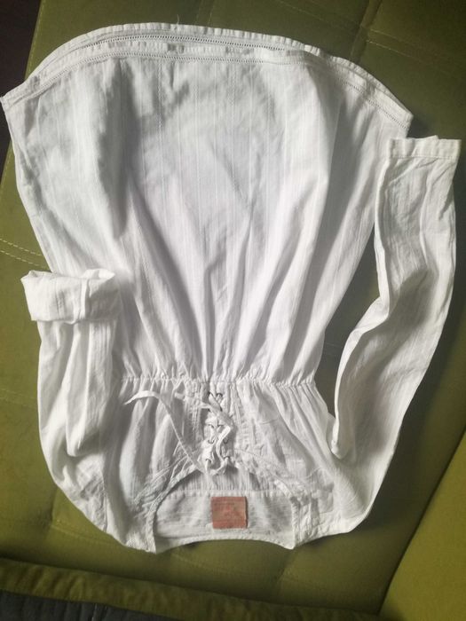 Bawełniana biała koszula na lato cache casche