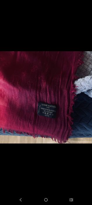 Louis Vuitton шарф шовк