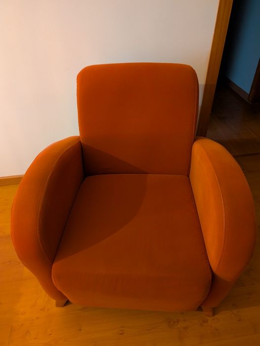Poltrona cor tijolo