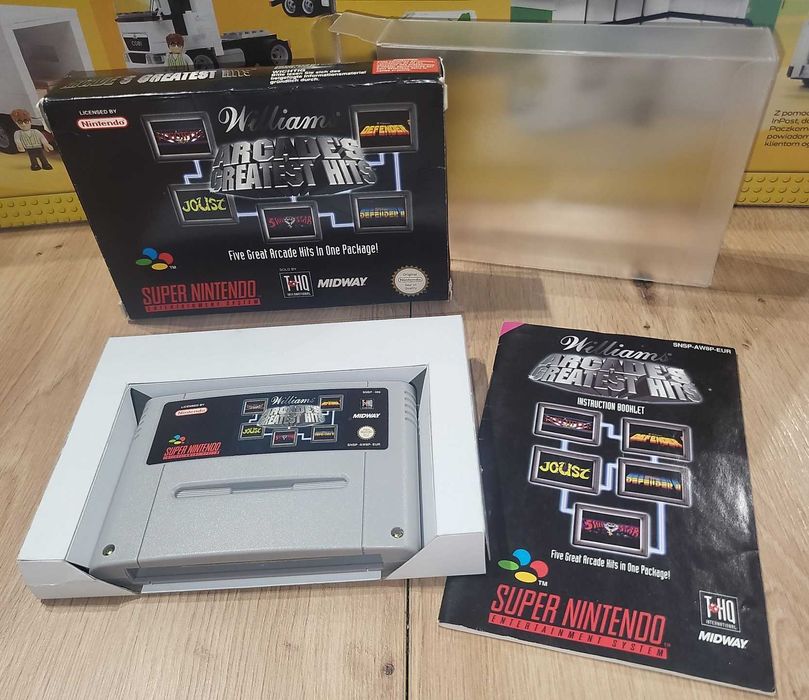 Gra Williams Arcades Greatest Hits - NINTENDO SNES - BDB- stan Komplet