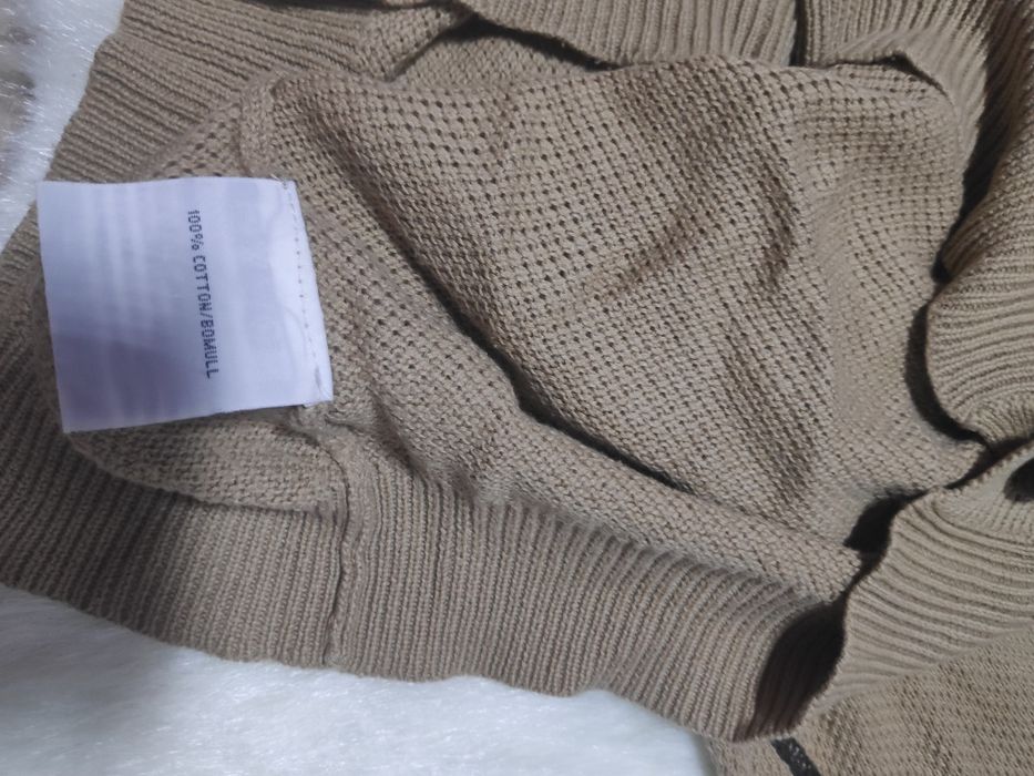 Śliczny męski sweterek kardigan Vailent XL 100% bawełna