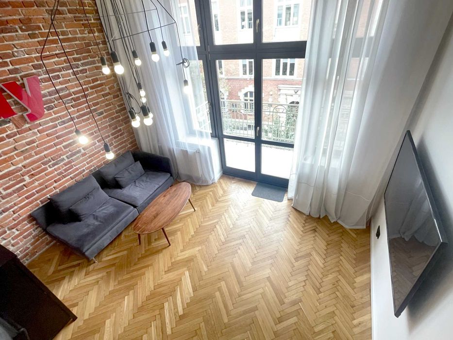 Wrzesień gratis! Stylowa kawalerka z antresolą i balkonem ul.Więckowskiego, bezpośrednio