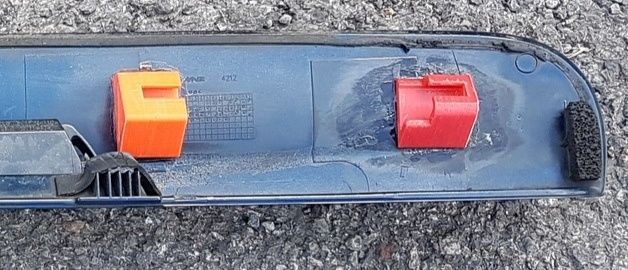 Nissan Qashqai j10 Ремкомплект ручки багажника двери  крышки клипсы