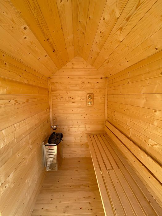 Sauna Sucha - Fińska - Ogrodowa - Zewnętrzna - 2 osobowa